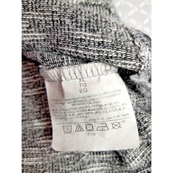 Womens Old Navy Gray & Black Short Sleeve Shirt Size XL - Picture 5 of 7